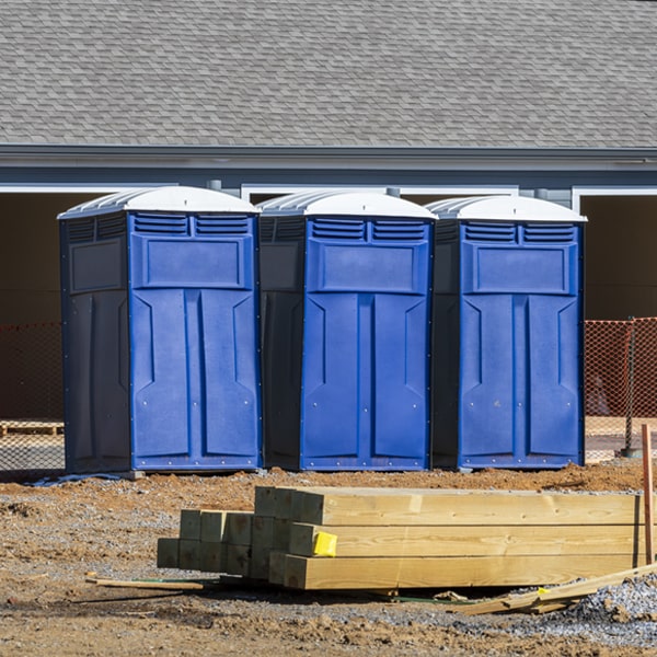 what is the maximum capacity for a single portable toilet in Bearcreek Montana